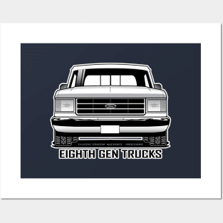 Eighth Gen Truck / Bricknose Grille 1987 - 1991 Posters and Art